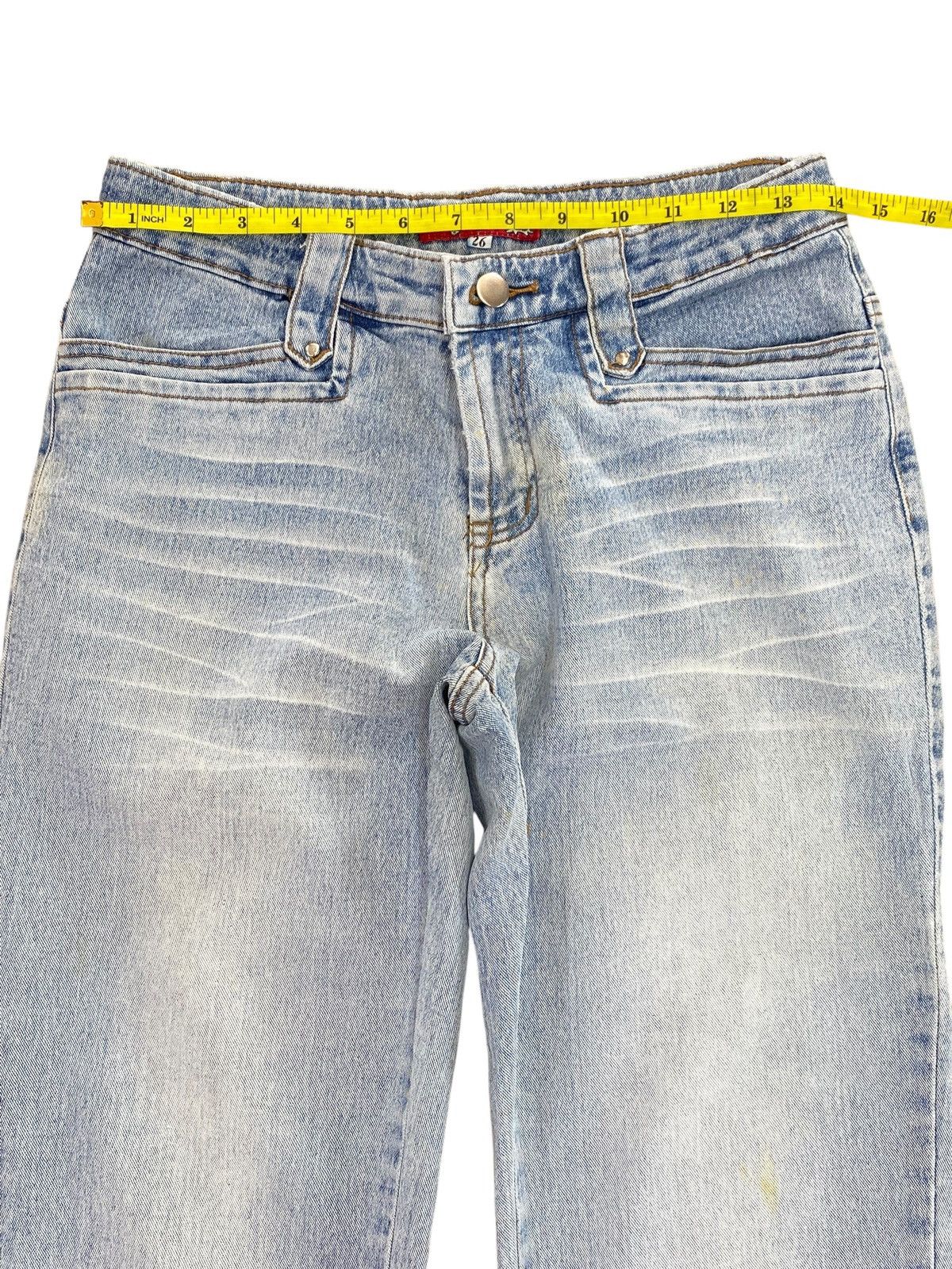 Japanese Brand Japanese Brand Acid Blue Wash Style Flare Jeans Size US 28 / EU 44 - 9 Thumbnail