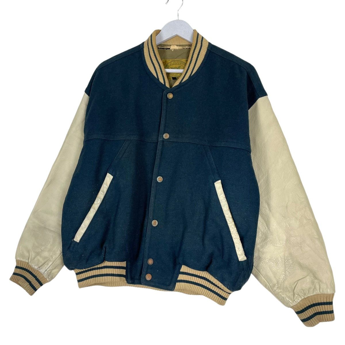 Other 💥BASSETT WALKER EMBROIDERY SPORT VINTAGE VARSITY Size US L / EU 52-54 / 3 - 4 Thumbnail