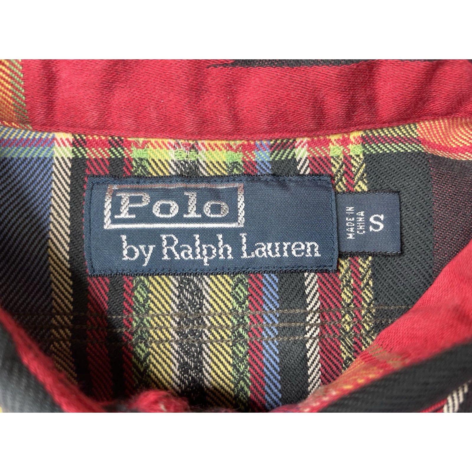 Polo Ralph Lauren VINTAGE Polo Ralph Lauren Shirt Polo Ralph Lauren Button-Down Long Sleeve Red Beacon Aztec Small Men Regular Shirt Size US S / EU 44-46 / 1 - 3 Thumbnail
