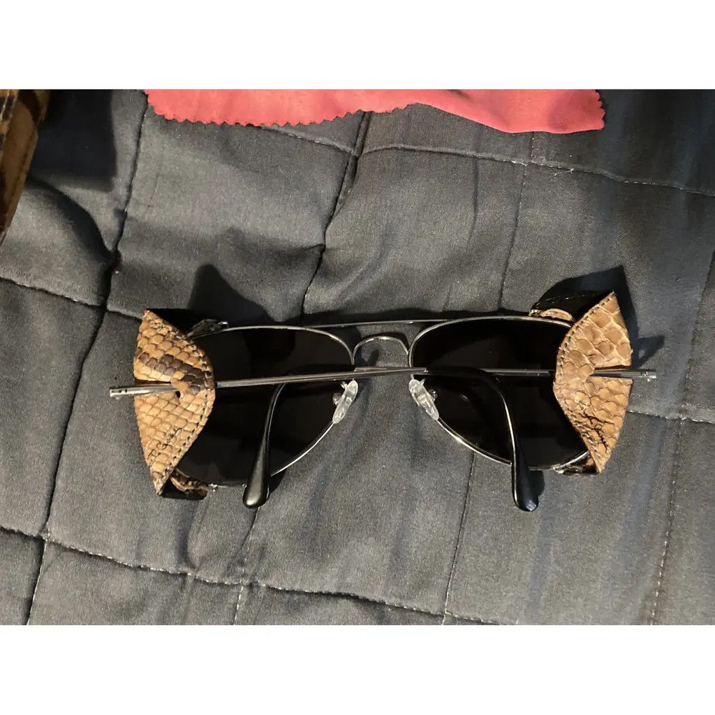 Roberto Cavalli Roberto Cavalli Aviator Python Sunglasses Size 30 - 2 Thumbnail