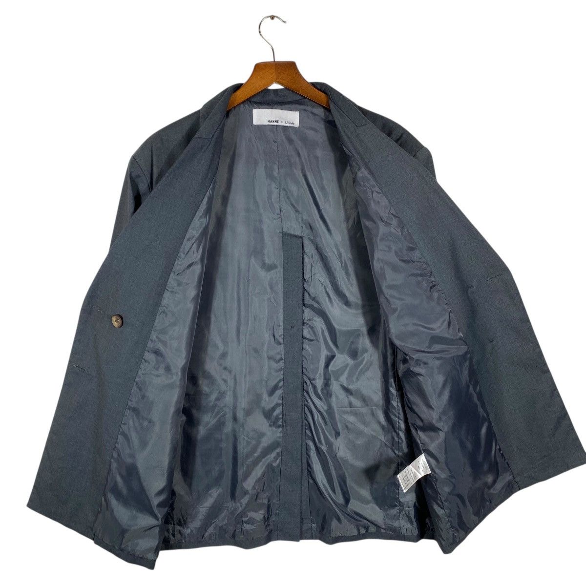 Japanese Brand Hanne X Mikako Blazer Oversize Grey Colour (Fit L) Size L / US 10 / IT 46 - 8 Thumbnail
