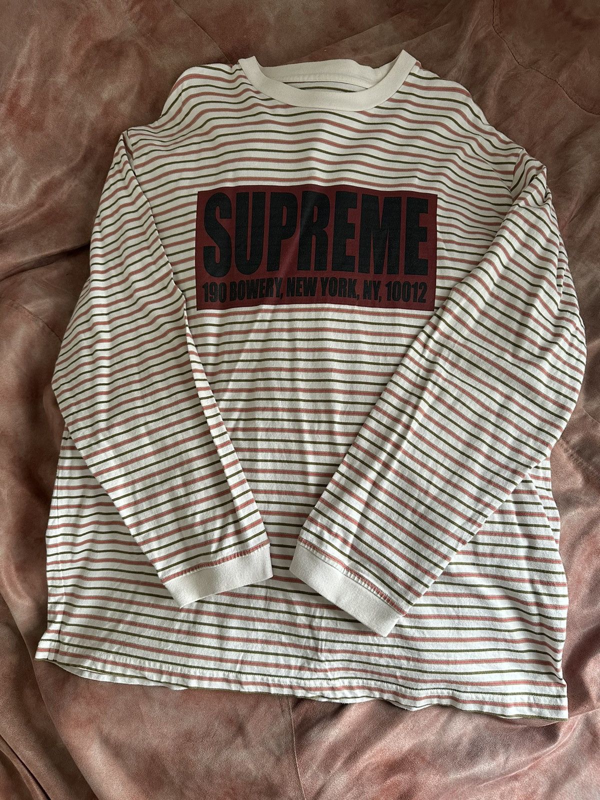 Supreme Supreme Stripped Long Sleeve Size US L / EU 52-54 / 3 - 1 Preview
