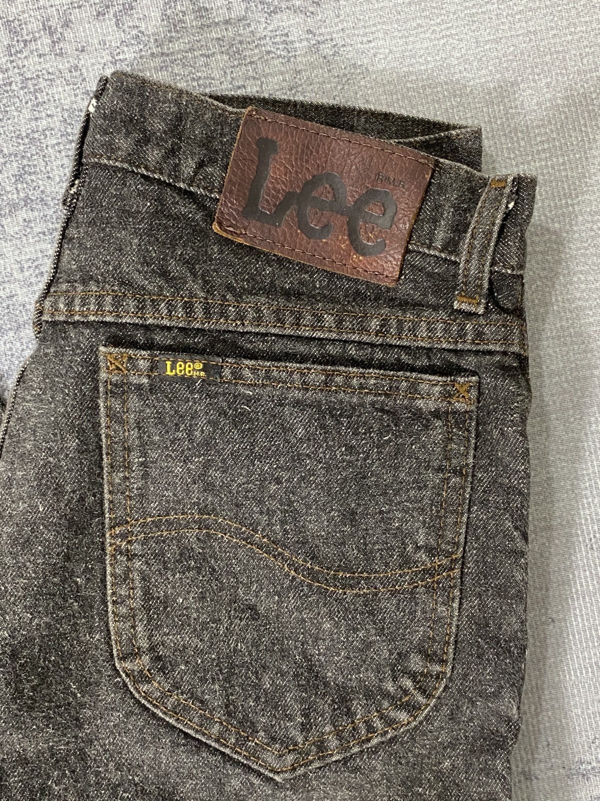 Lee Vintage 90s lee stoneblack reguler jeans Size US 28 / EU 44 - 2 Thumbnail