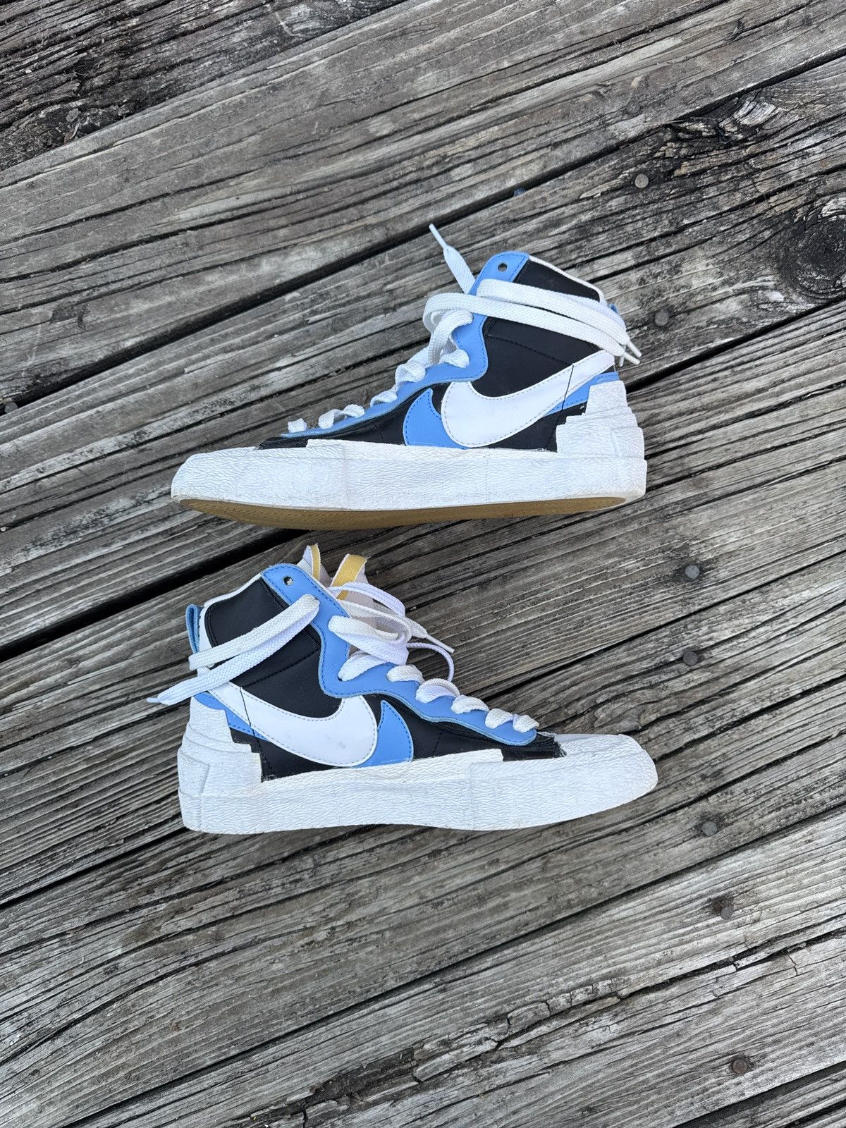 Nike × Sacai Nike x Sacai Mid University Blue Size US 6 / EU 39 - 2 Thumbnail