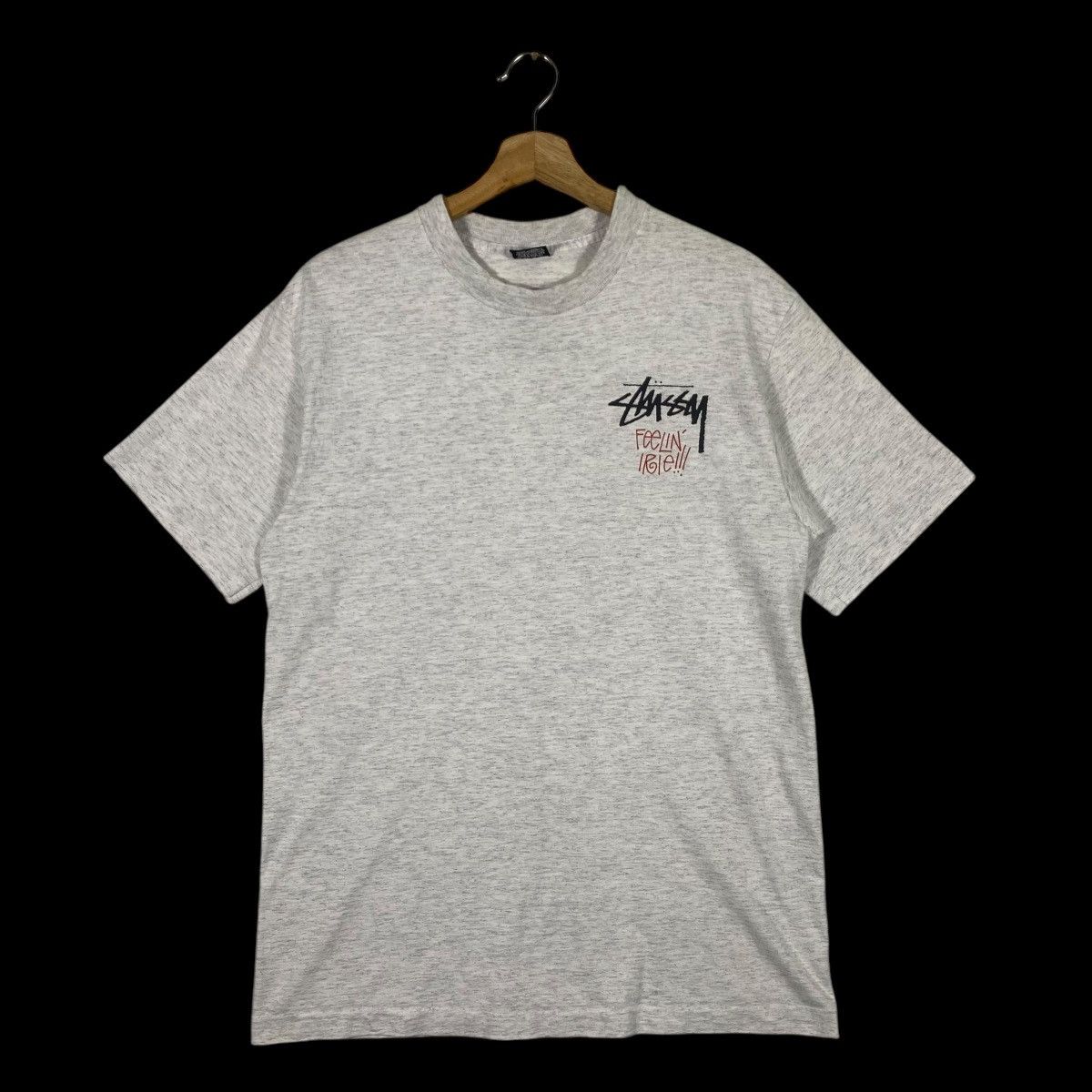 Stussy × Vintage Vintage 90s Stussy Rasta L Size Grey Colour Single Stitch Size US L / EU 52-54 / 3 - 2 Thumbnail