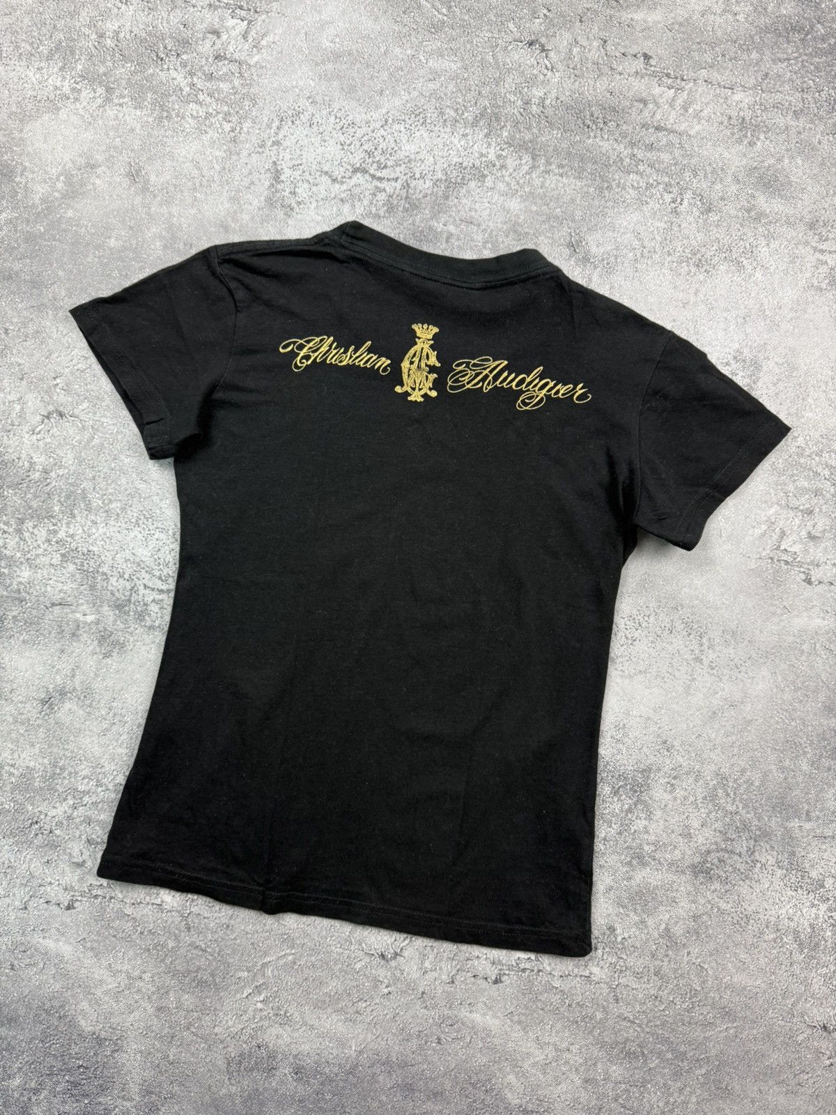 Christian Audigier Vintage Ed Hardy by Christian Audigier Big Logo Y2K T-Shirt Size M / US 6-8 / IT 42-44 - 12 Thumbnail