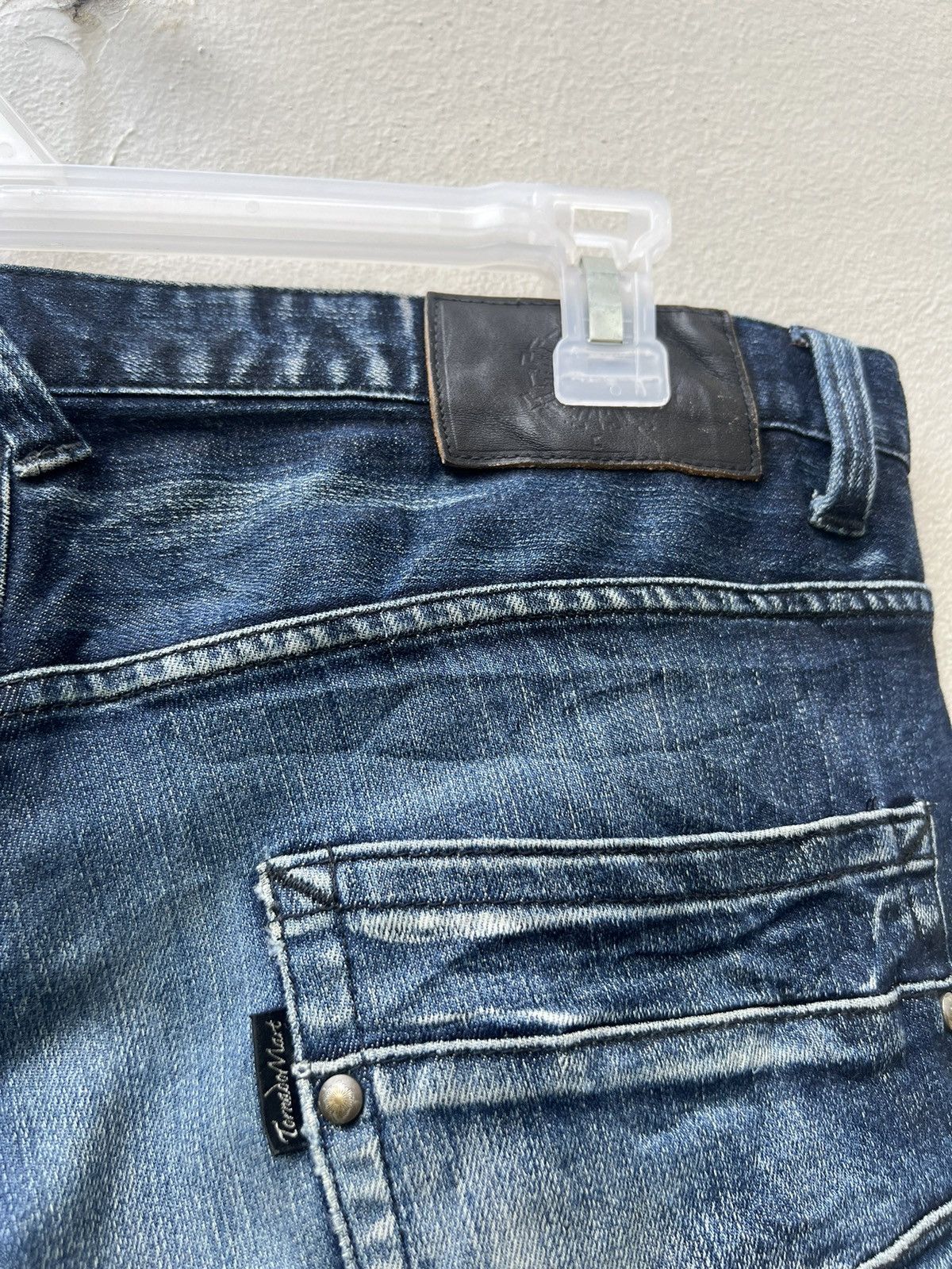 Tornado Mart Vintage Tornado Mart Distress Fade Denim Stretch Flare Jeans Size US 32 / EU 48 - 19 Thumbnail