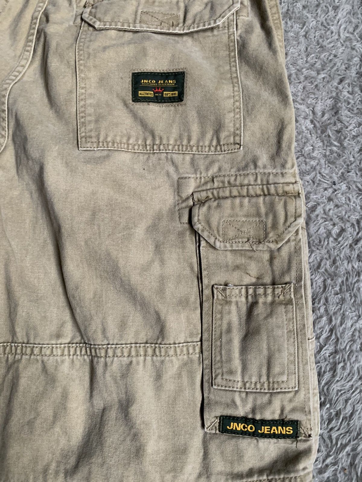 JNCO Vintage 90s Jnco Cargo Pant Jorts Size US 34 / EU 50 - 8 Thumbnail