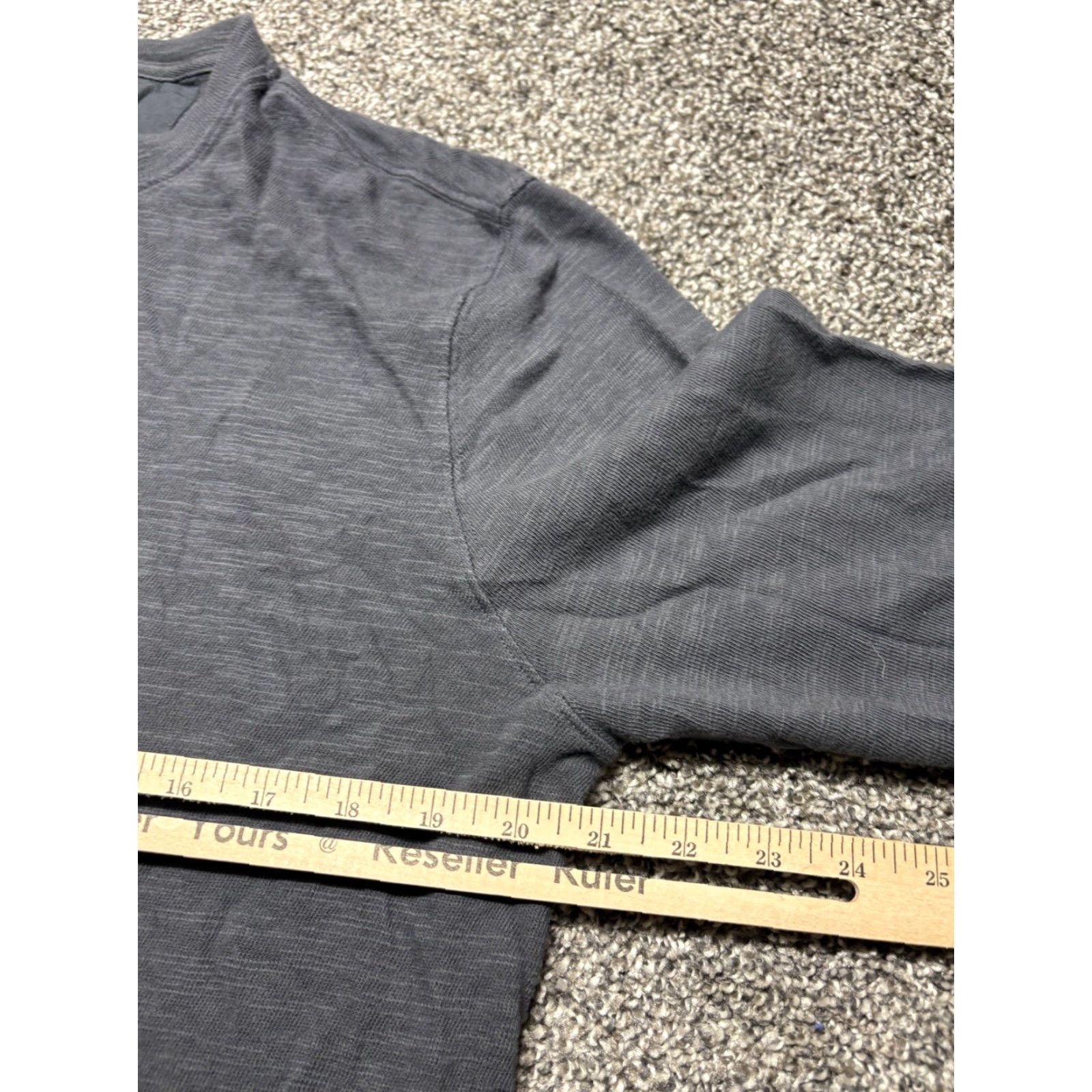 Faherty Faherty Henley Waffle Knit Thermal Shirt Mens Large Cotton Heather Gray Thick Shirt Mens Large Gray Thermal Henley Waffle Knit Faherty Size US L / EU 52-54 / 3 - 4 Thumbnail