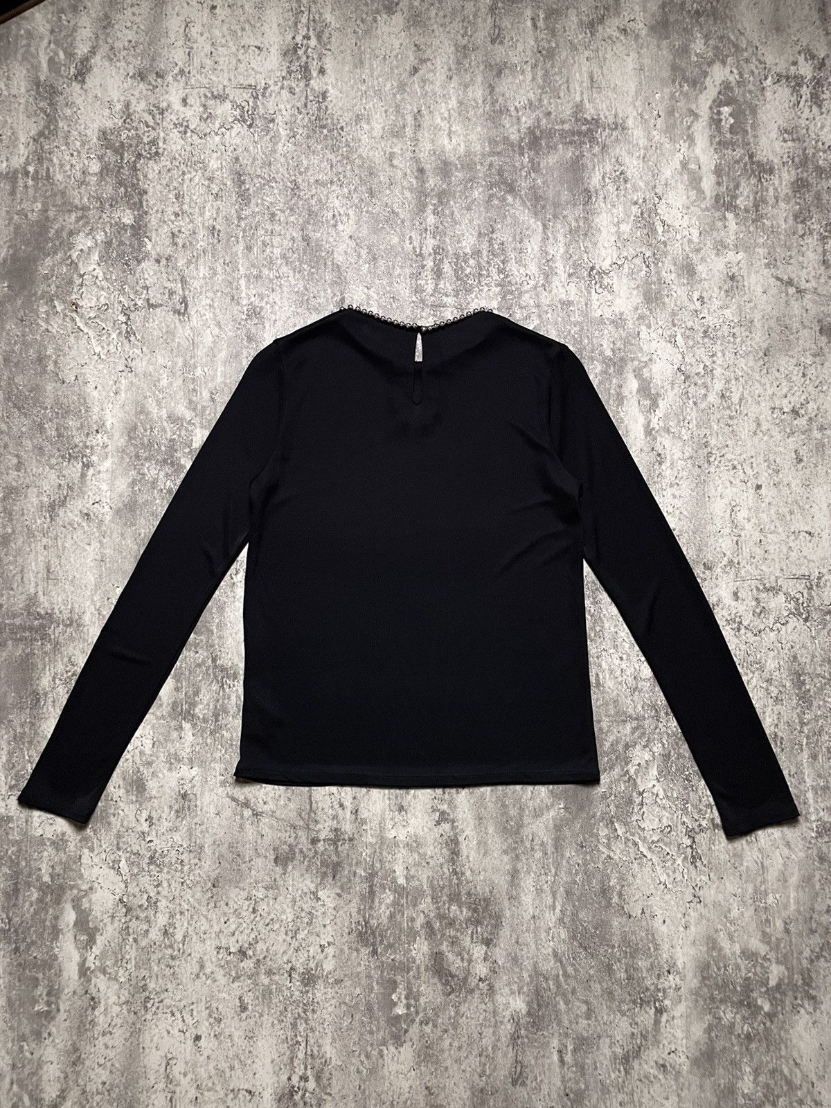 Jean Paul Gaultier Jean Paul Gaultier Black Top With Metal Necklace Size M / US 6-8 / IT 42-44 - 2 Thumbnail