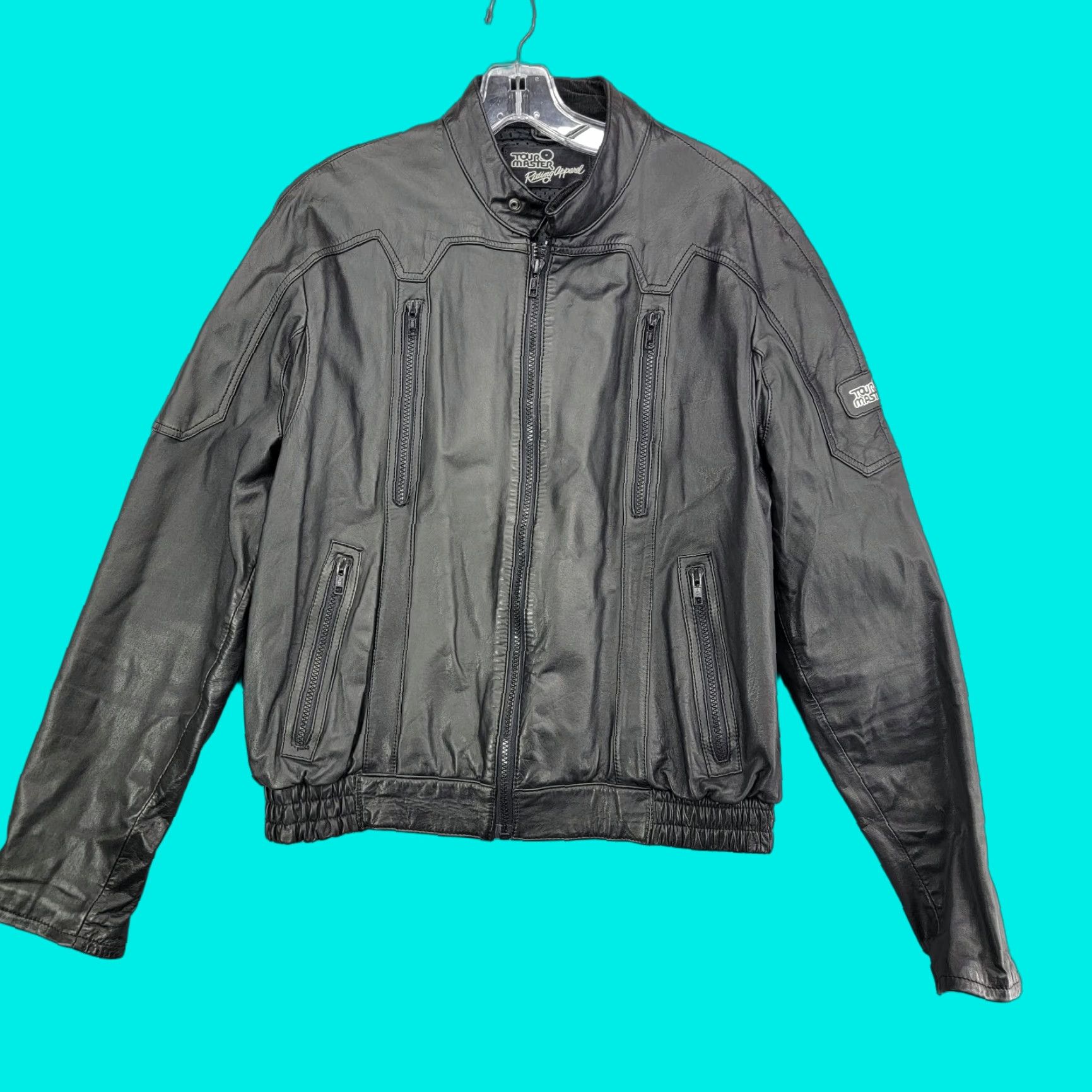 Vintage Tourmaster Riding Jacket adult Small Leather motorcycle apparel Jacket Unisex Adults Black 40 S Male Female? Size US S / EU 44-46 / 1 - 1 Thumbnail