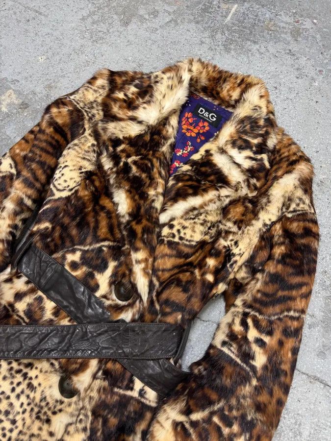 Dolce & Gabbana AW2004 Dolce & Gabbana Fur Royal Long Jacket Size XS / US 0-2 / IT 36-38 - 6 Thumbnail