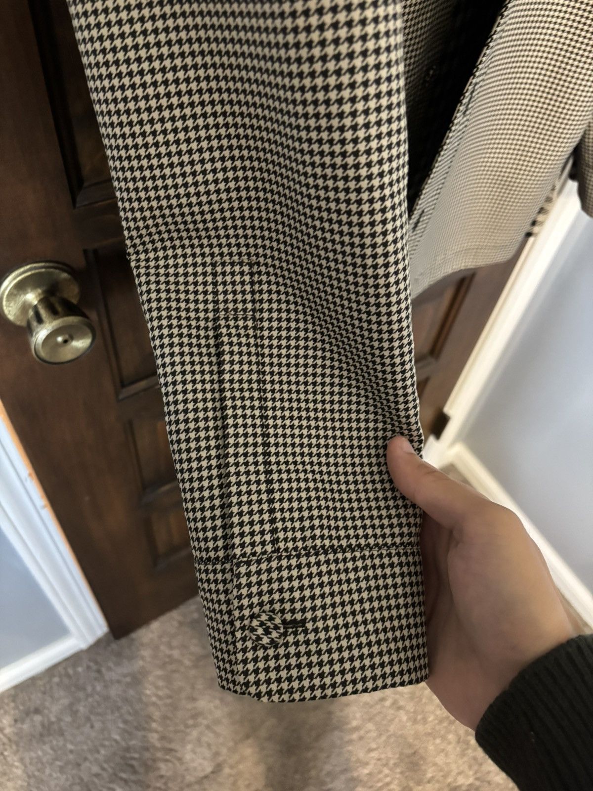 Fendi Fendi Houndstooth Reversible Jacket Size US M / EU 48-50 / 2 - 6 Thumbnail