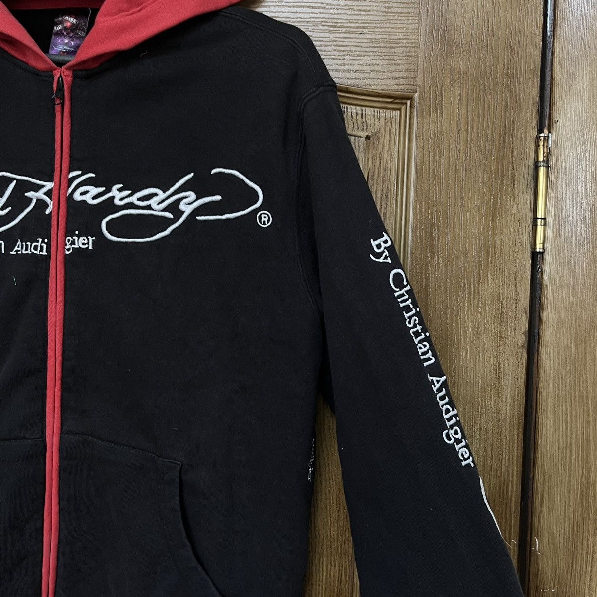 Ed Hardy Vintage Y2K Ed Hardy Zip Hoodie Size US M / EU 48-50 / 2 - 6 Thumbnail