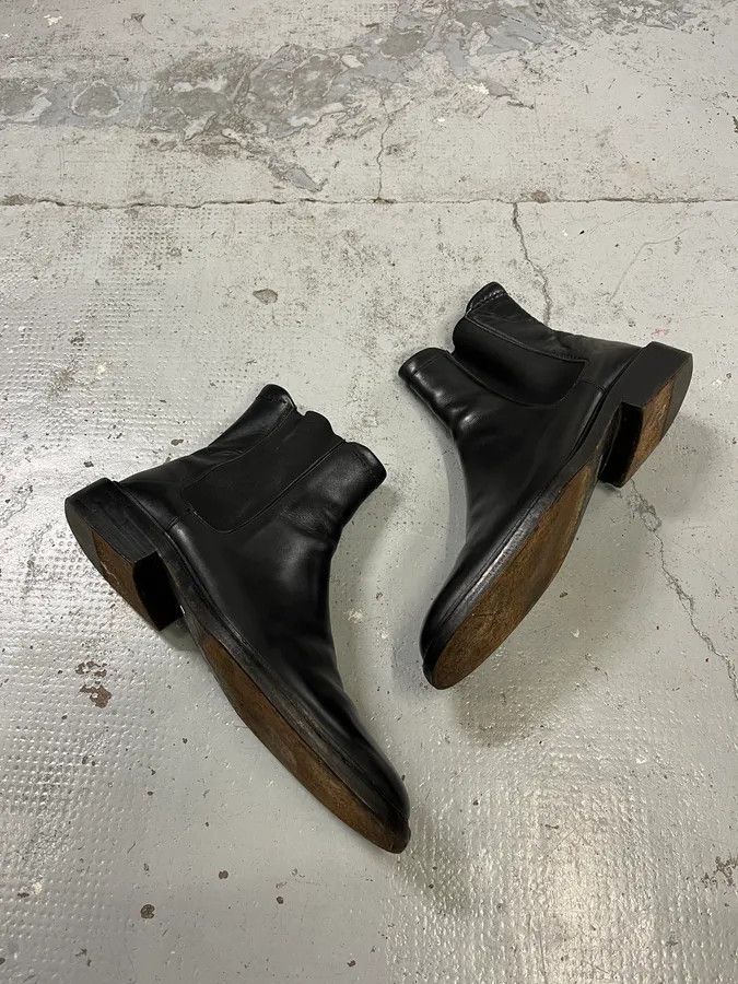 Gucci Gucci Black Leather Classy Chelsea Boot Size US 11 / EU 44 - 2 Thumbnail
