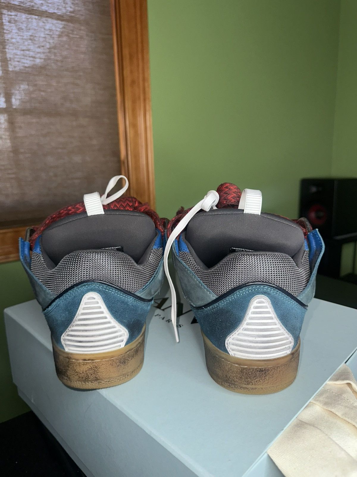 Lanvin Lanvin curb sneaker | Blue Size US 8 / EU 41 - 6 Thumbnail