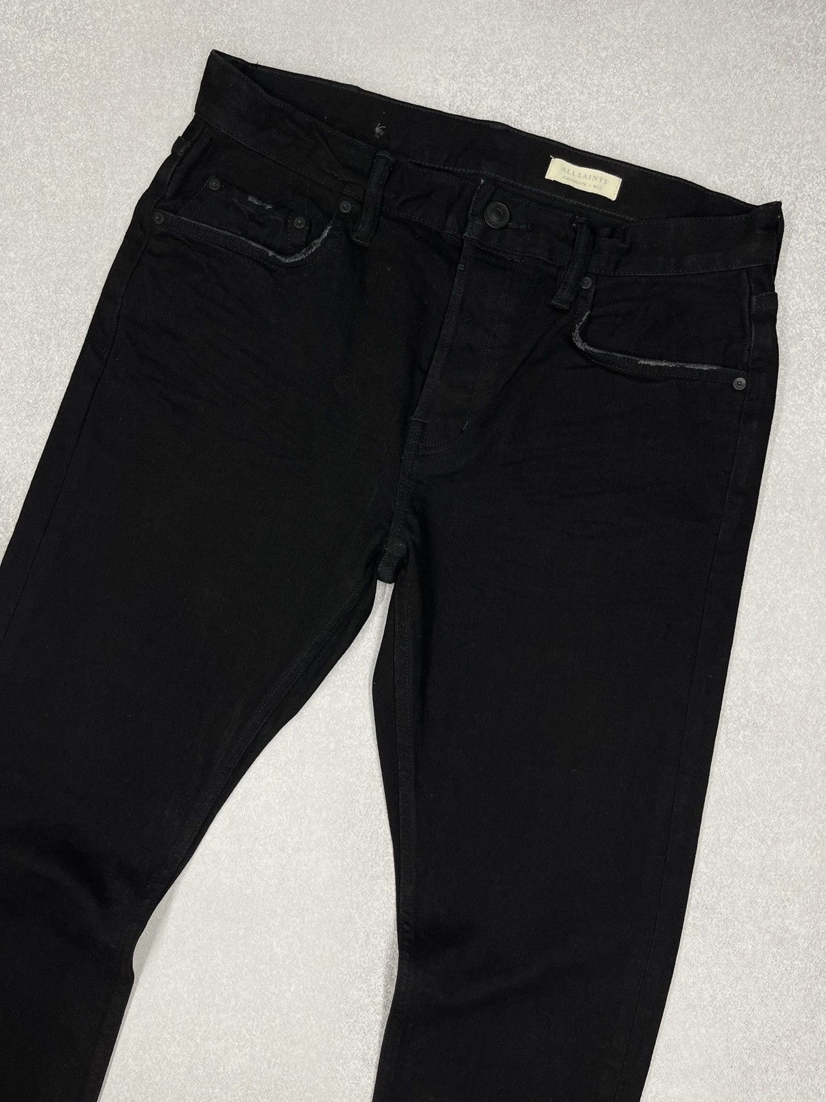 Allsaints Mens AllSaints Cigarette Block Denim Jeans Size 32 Size US 32 / EU 48 - 8 Thumbnail