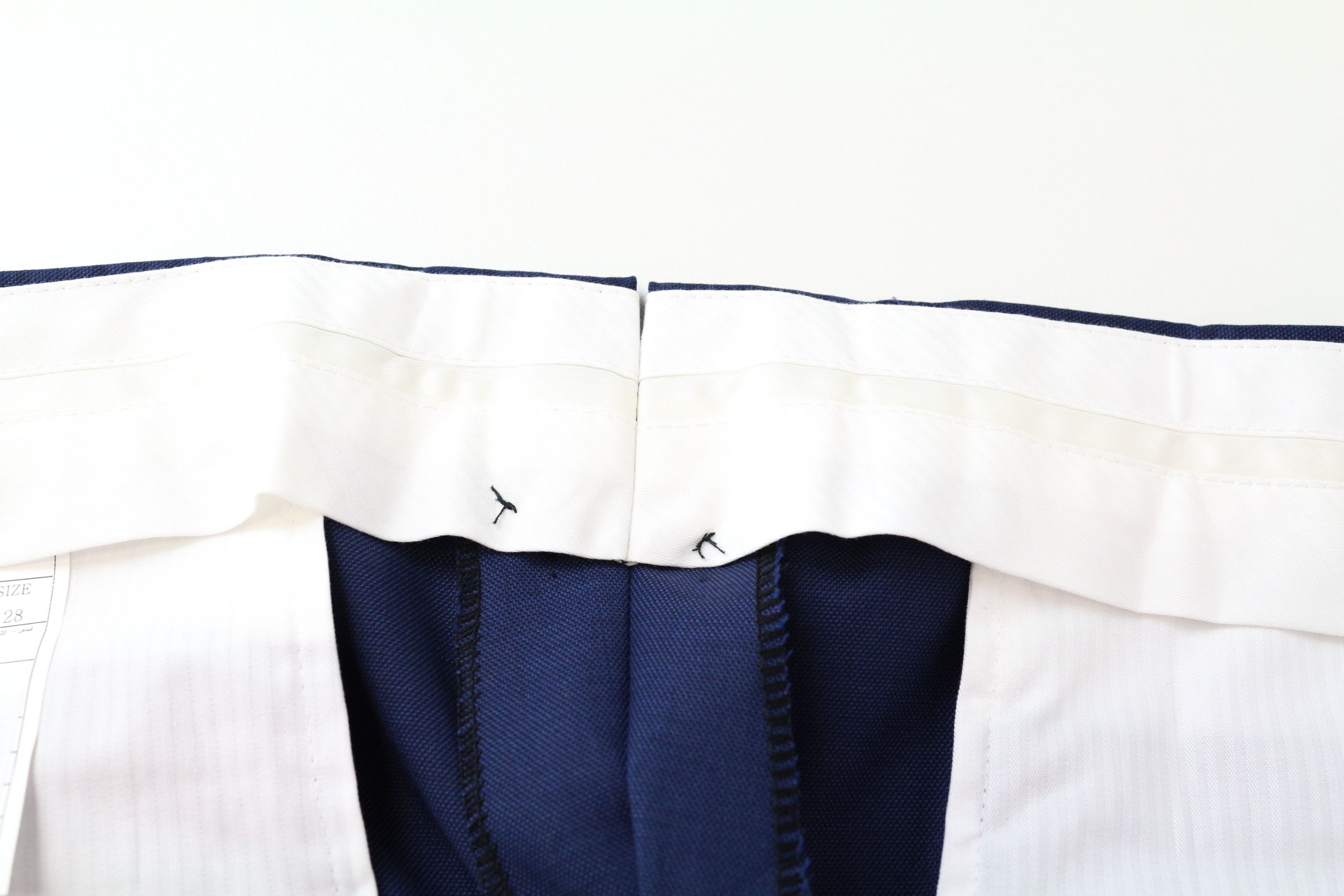 Suitsupply UK46S Blue Wool Lined Pleated Front Trousers 60685 Size 46S - 7 Thumbnail