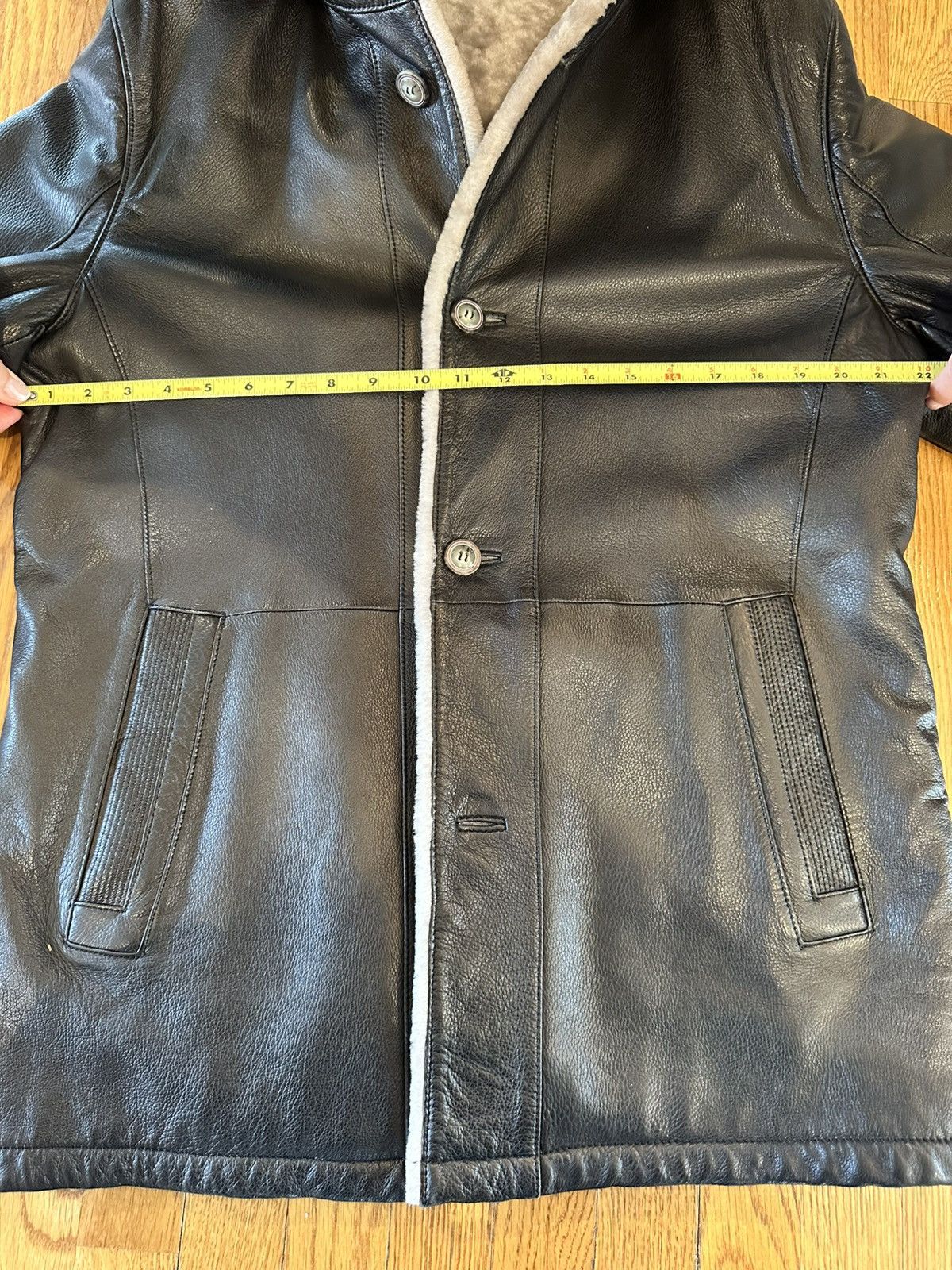 Robert Graham RARE - Robert Graham Genuine Leather Fur Lined Jacket Size US M / EU 48-50 / 2 - 9 Thumbnail