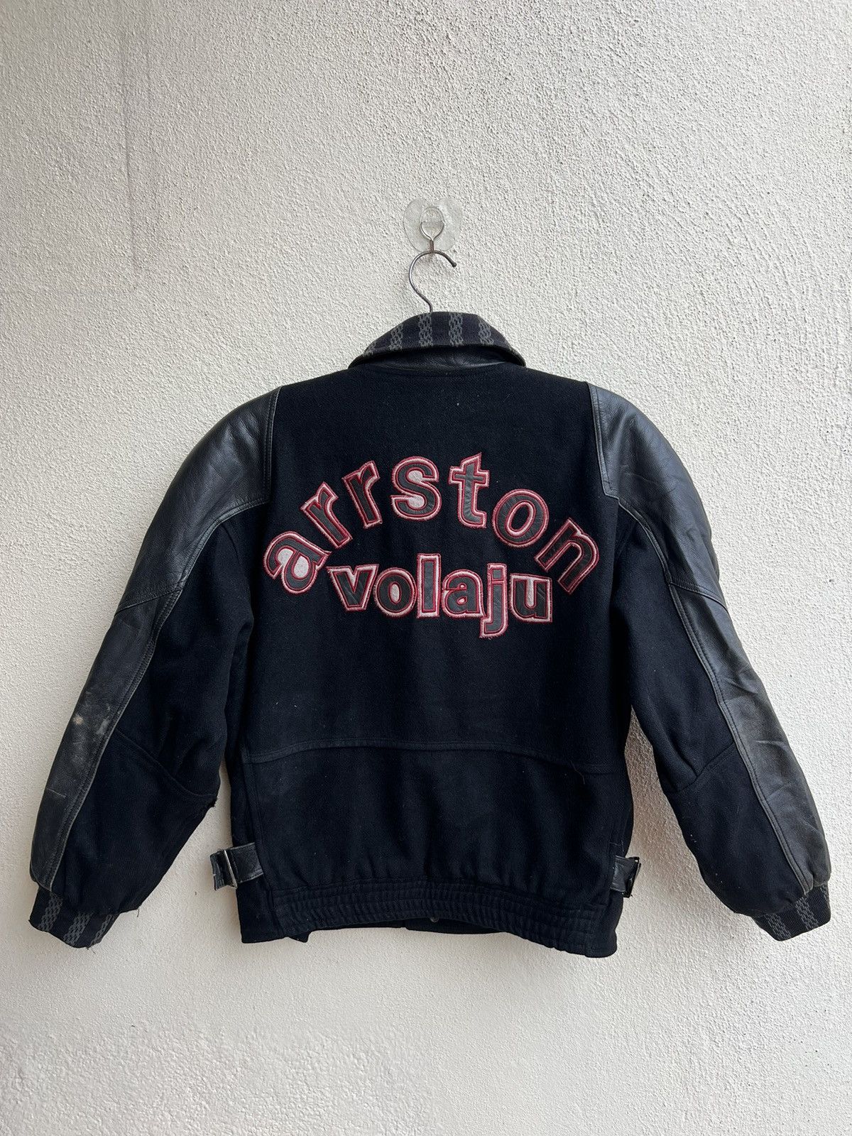 Leather Vintage Arrston Volaju Japan Distress Hybrid Leather Jacket Size US M / EU 48-50 / 2 - 15 Thumbnail