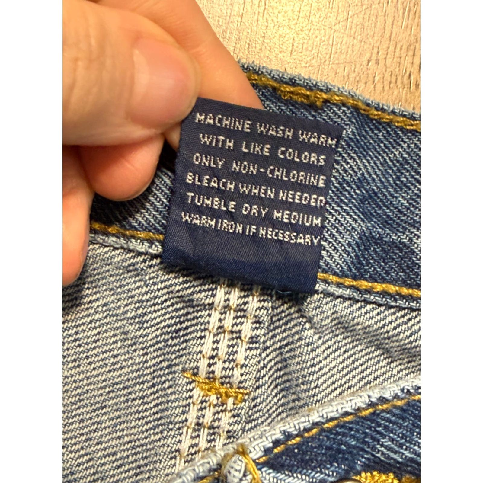 Denime Full Blue Jeans Men Denim Carpenter Mid Rise Straight 5-Pocket Pockets Size 34 Blue Denim Jeans Mens Regular Rise Straight Inseam 28 in Leather? Size US 34 / EU 50 - 6 Thumbnail