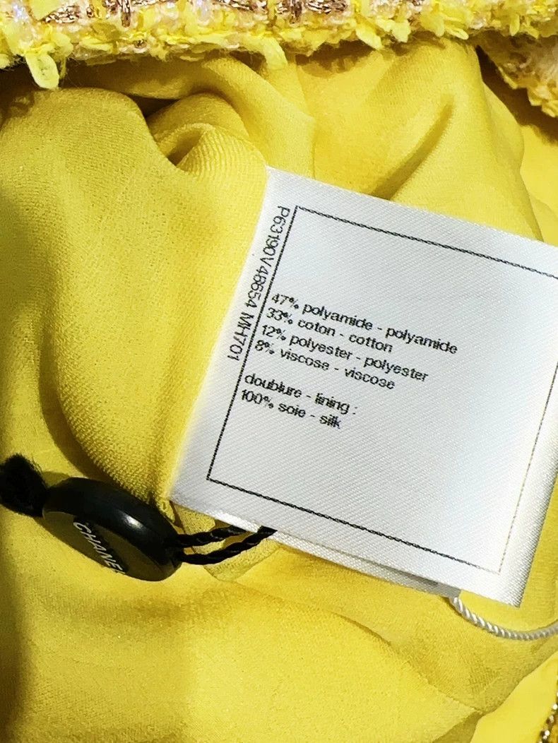 Chanel Chanel 20P spring and summer preview yellow plaid four-poc Size XS / US 0-2 / IT 36-38 - 5 Thumbnail