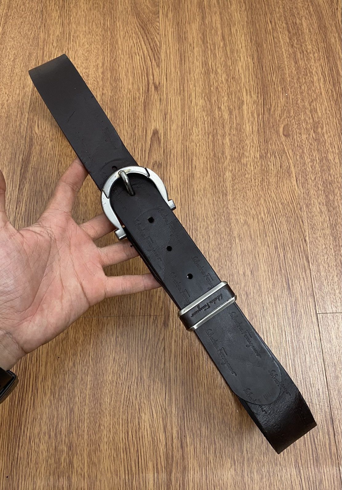 Salvatore Ferragamo Vintage Salvatore Ferragamo leather belt Size ONE SIZE - 3 Thumbnail