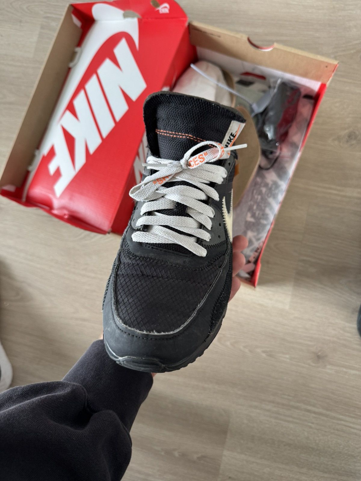 Nike × Off-White Air Max 90 x off white Size US 9.5 / EU 42-43 - 2 Thumbnail