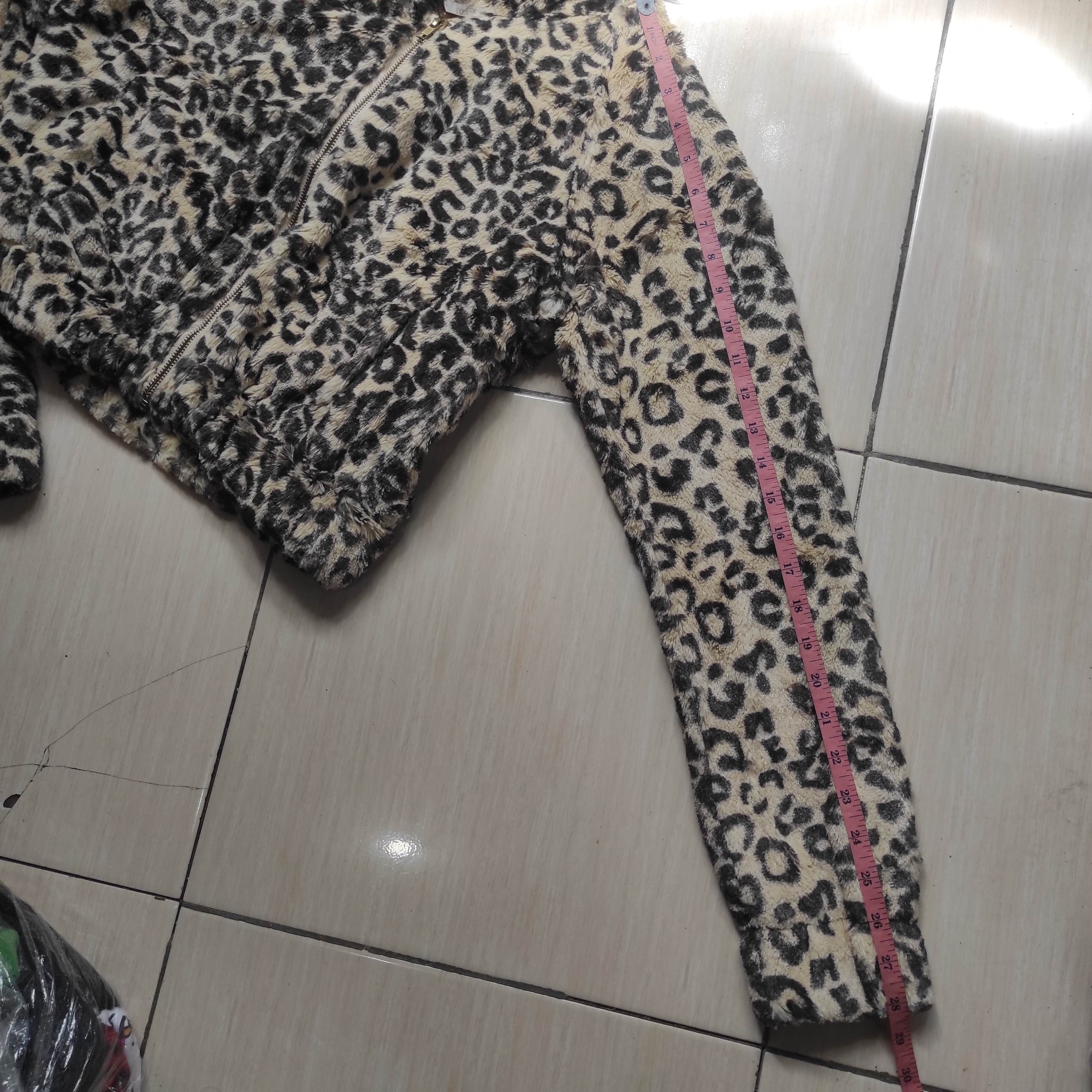 Hysteric Glamour Torte Sherpa Leopard Fur Zip Hoodie Lgb IfSixWasNine style Size M / US 6-8 / IT 42-44 - 15 Thumbnail
