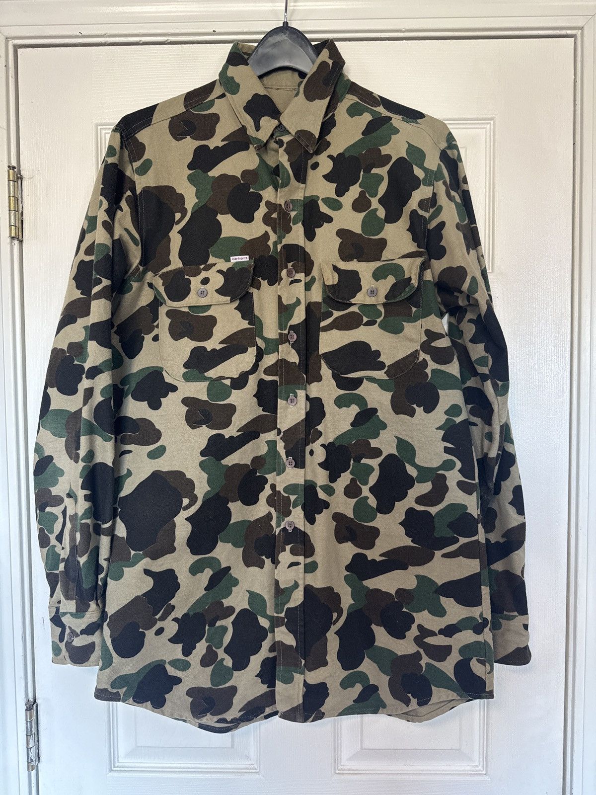 Carhartt Duck camo button up Size US L / EU 52-54 / 3 - 4 Thumbnail
