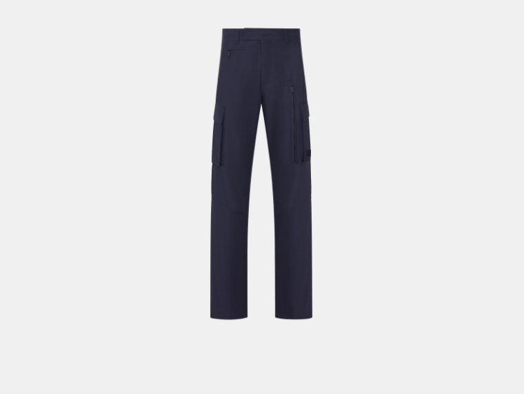 Dior o1w1db11225 493C16 Casual Pant in Navy Blue Size US 34 / EU 50 - 1 Thumbnail