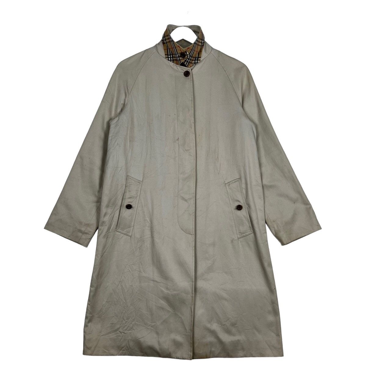 Burberry 🔥 BURBERRY BLUE LABEL NOVA CHECK TRENCH COAT Size M / US 6-8 / IT 42-44 - 4 Thumbnail