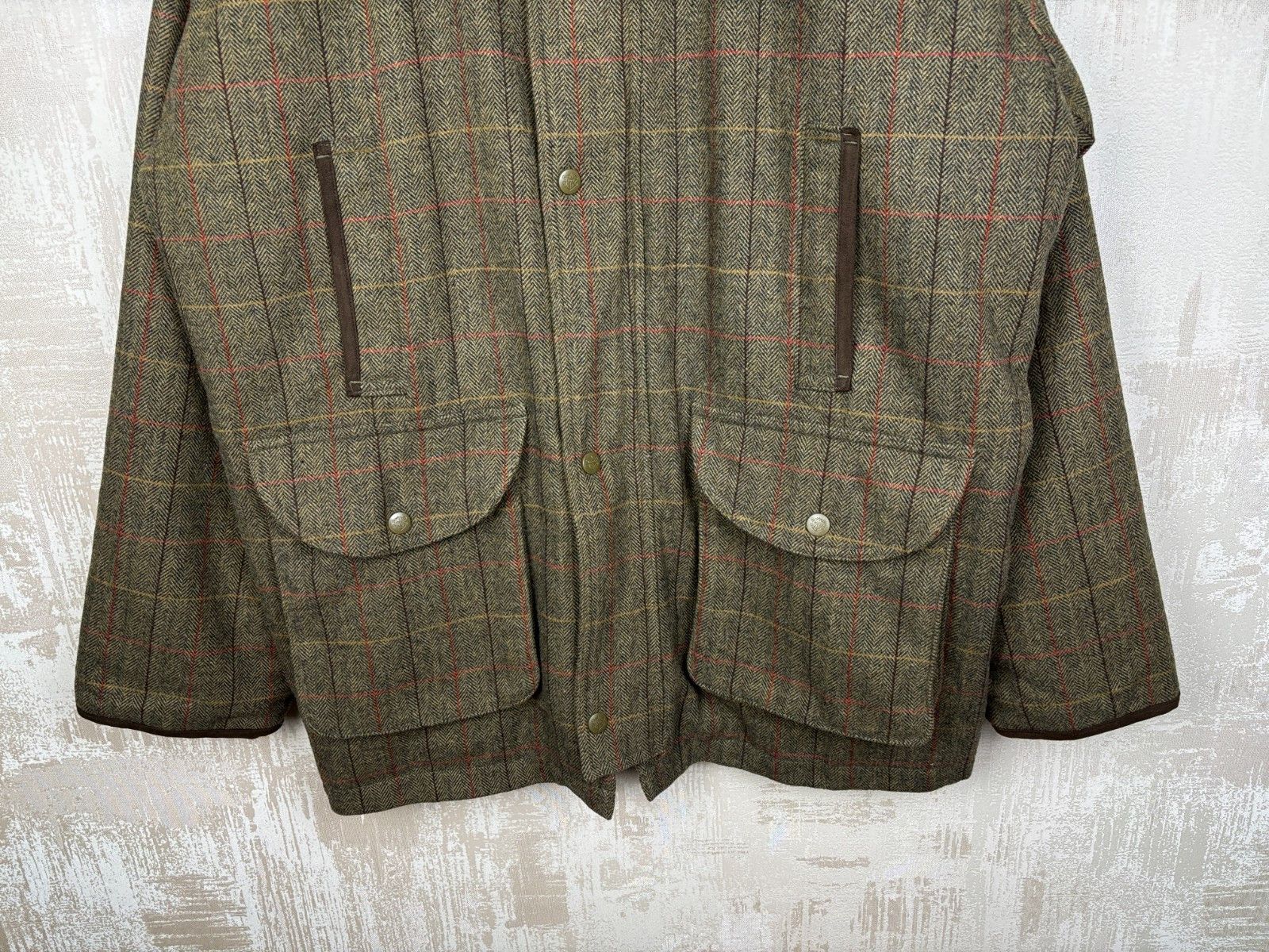 Alan Paine Alan Paine 3XL Country Collection Check Wool Field Coat Size US XXL / EU 58 / 5 - 6 Thumbnail