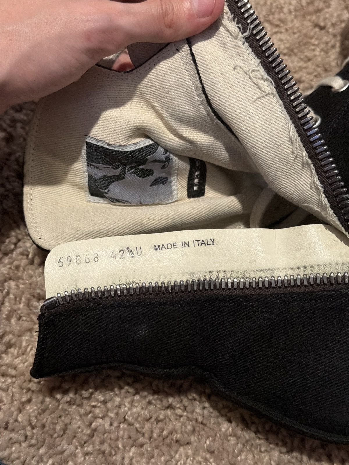 Rick Owens Rick Owens DRKSHDW Pentagram Ramones Size US 9.5 / EU 42-43 - 4 Thumbnail