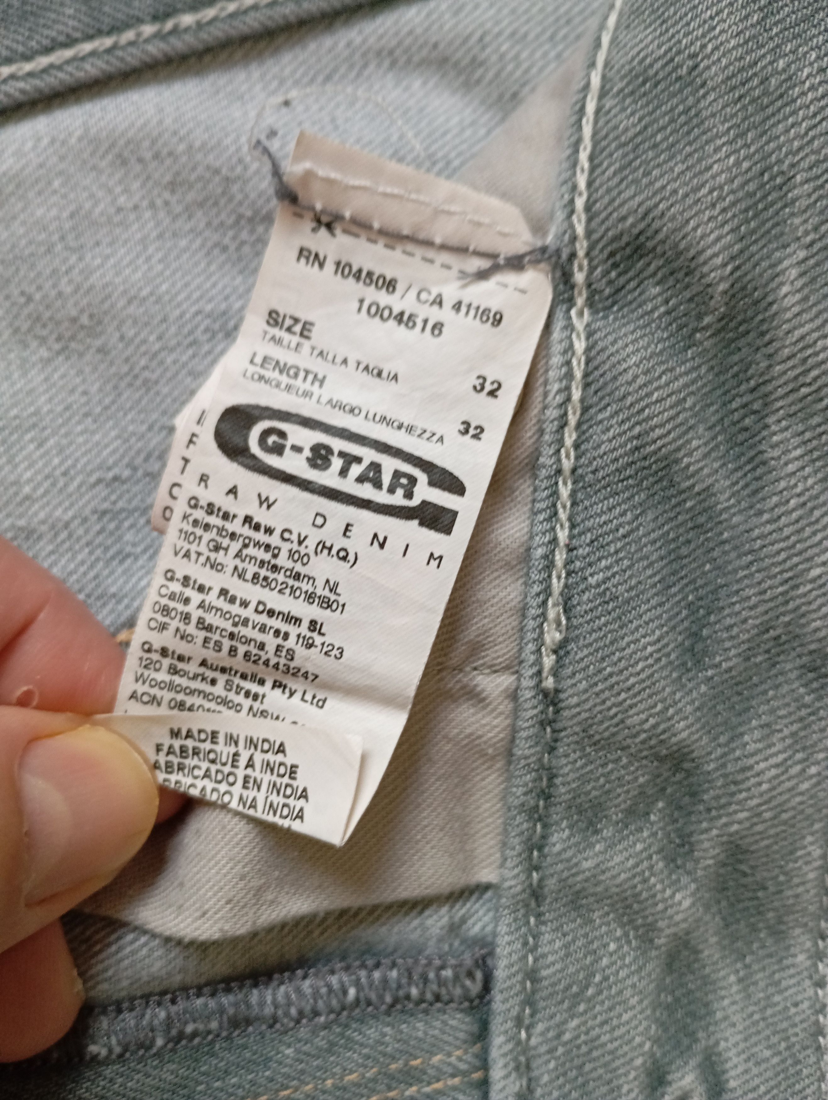 G-Star × Vintage Vintage G-Star Raw Denim Ripped Hype Slim Jeans Size US 32 / EU 48 - 6 Thumbnail