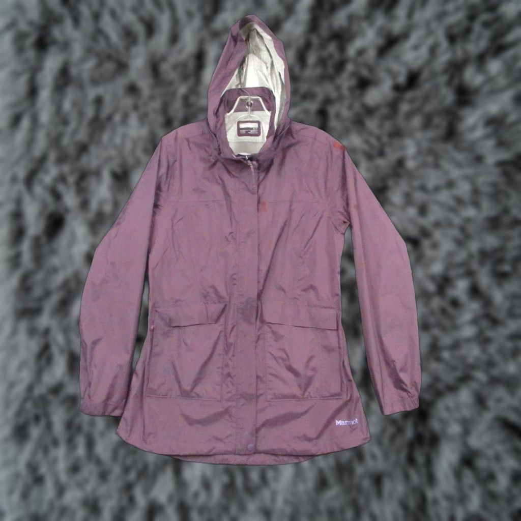 Marmot Marmot Jacket Womens Medium Purple Hooded Rain Coat Lightweight Outdoor L36600 Size M / US 6-8 / IT 42-44 - 1 Thumbnail