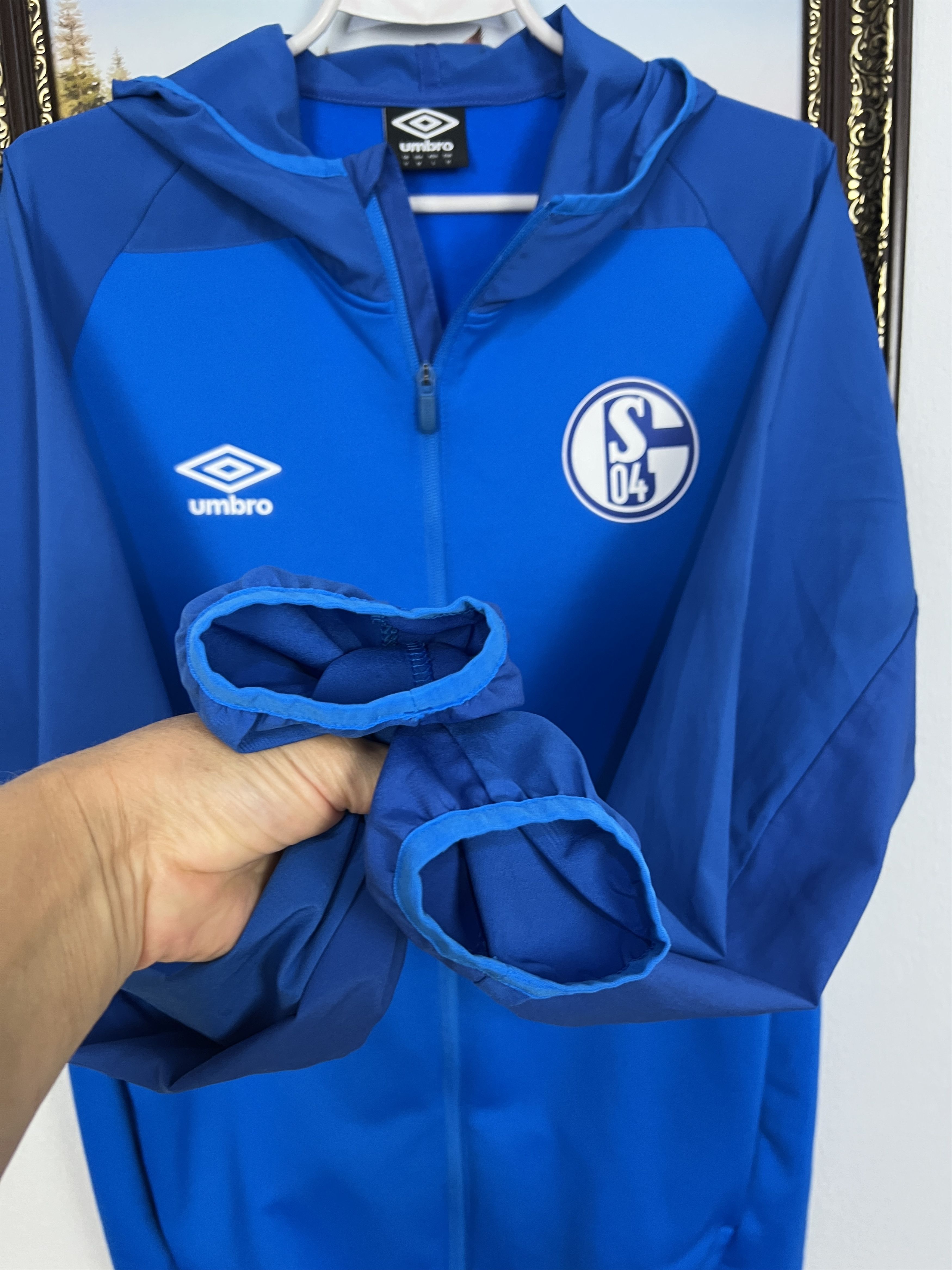 Umbro Umbro FC Schalke 04 Football Train Hooded Jacket Soccer Size US M / EU 48-50 / 2 - 7 Thumbnail