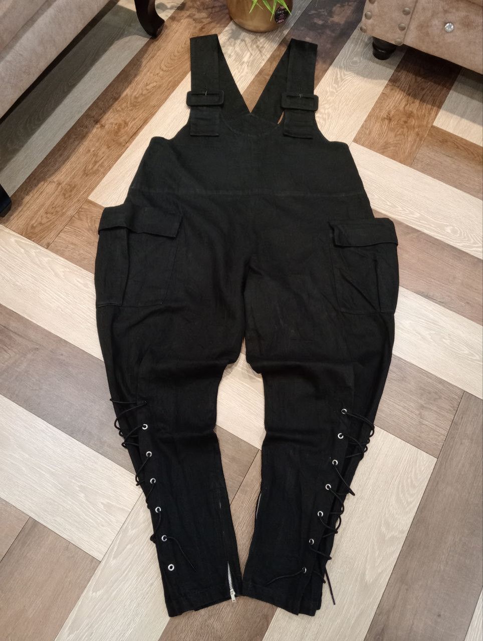 Limi Feu LIMI FEU YOHJI YAMAMOTO LACE UP BALLOON OVERALL SIZE S Size 26" / US 2 / IT 38 - 1 Thumbnail