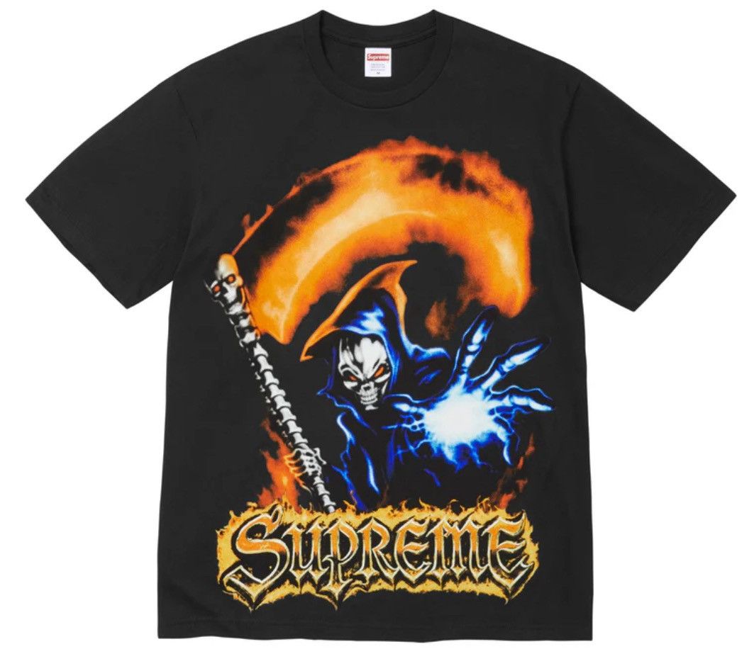 Supreme Grim Reaper Tee T-Shirt Black SS26 Brand New Sealed