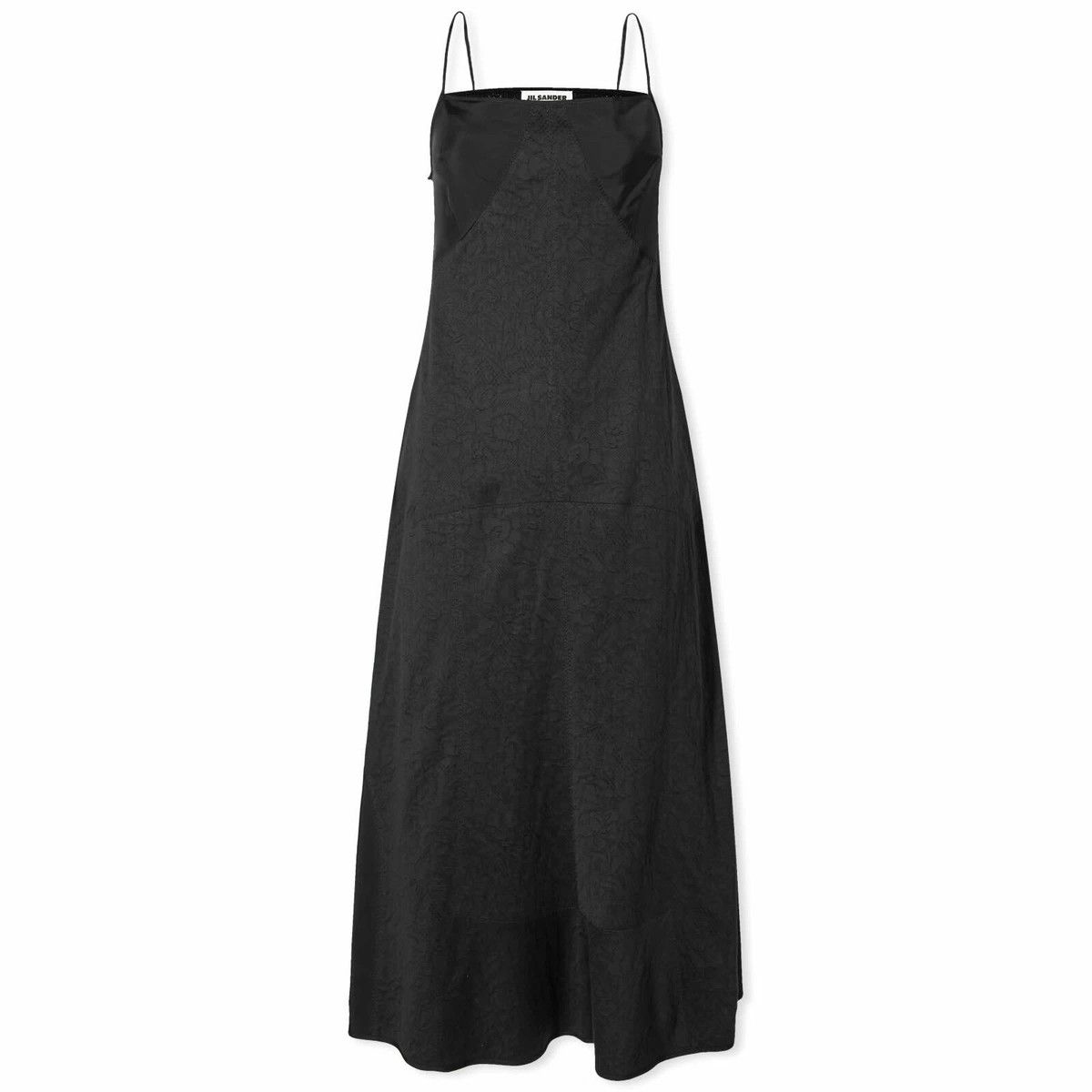 Jil Sander o1y0925 Midi Dress in Black Size M / US 6-8 / IT 42-44 - 1 Thumbnail
