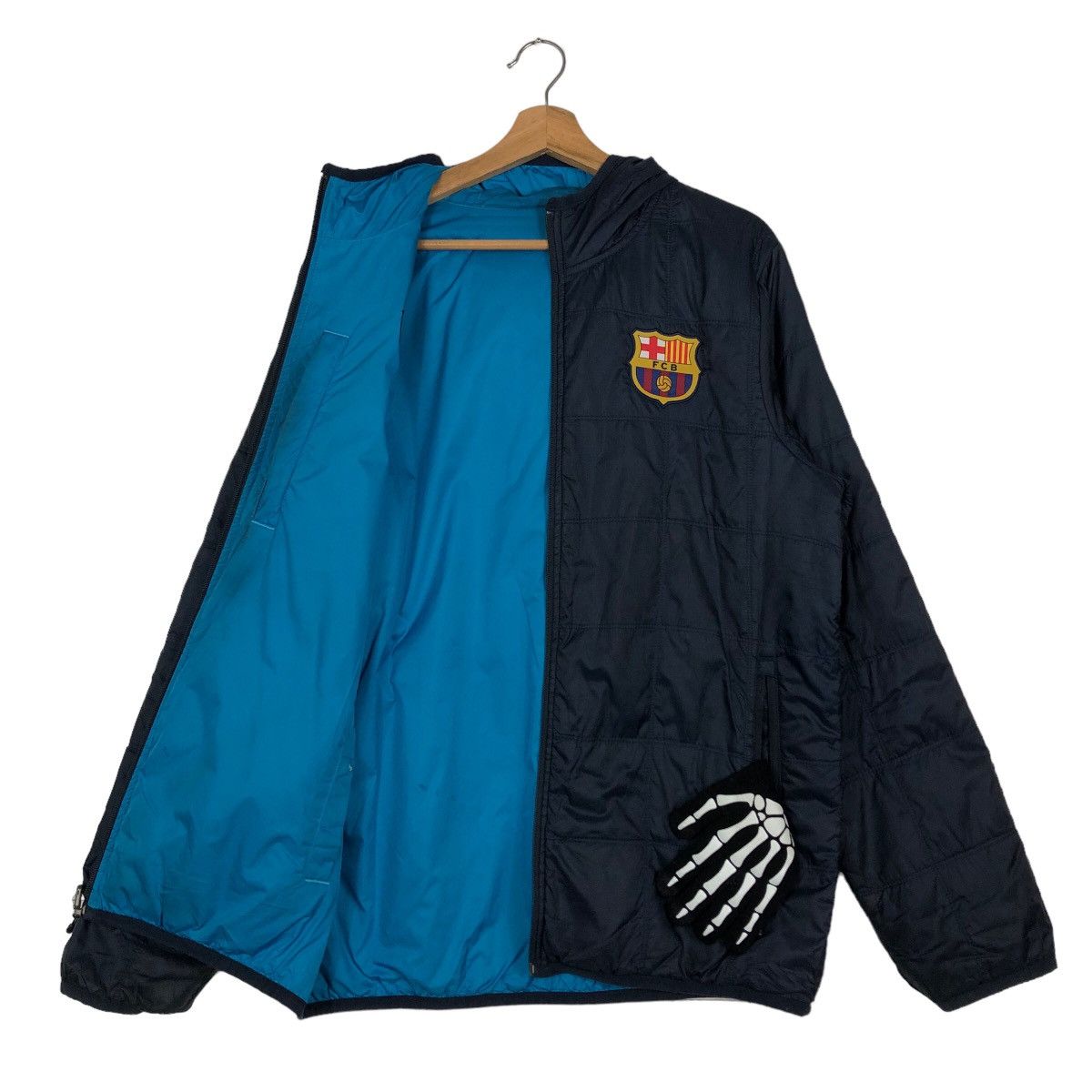 Nike 🔥90’s Vintage Reversible Jacket Nike Barcelona Size US M / EU 48-50 / 2 - 10 Thumbnail