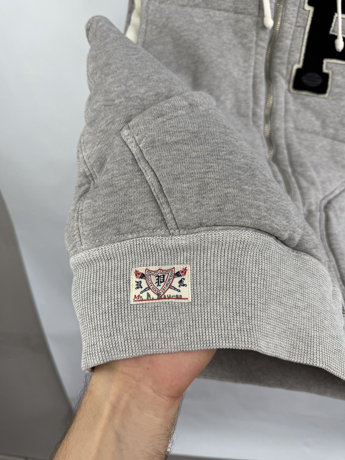 Polo Ralph Lauren 🇺🇸 Ralph Lauren Big Varsity Style P Vest Rare Retro Hype Y2K Size US S / EU 44-46 / 1 - 6 Thumbnail