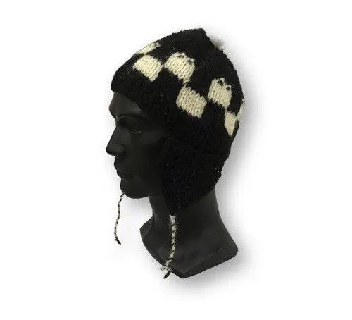 Japanese Brand Japanese Brand Knit Earflap Beanie Hat Size ONE SIZE - 1 Thumbnail