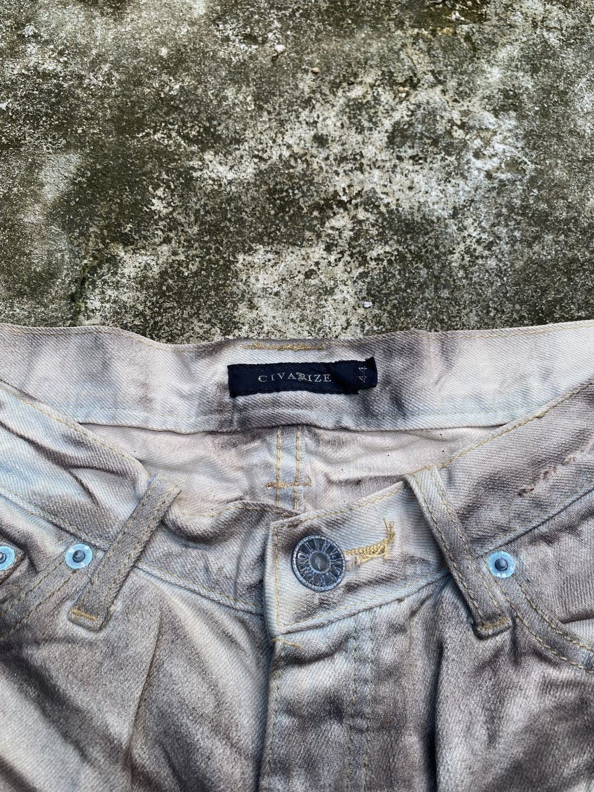 If Six Was Nine JAPANESE BRAND CIVARIZE SHORT JEANS Size US 28 / EU 44 - 4 Thumbnail