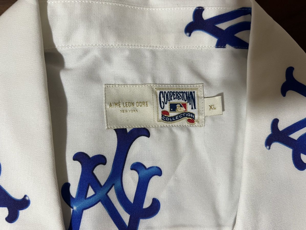Aime Leon Dore Aime Leon Dore ALD / New York Mets White Leisure Shirt Sz XL Size US XL / EU 56 / 4 - 2 Thumbnail