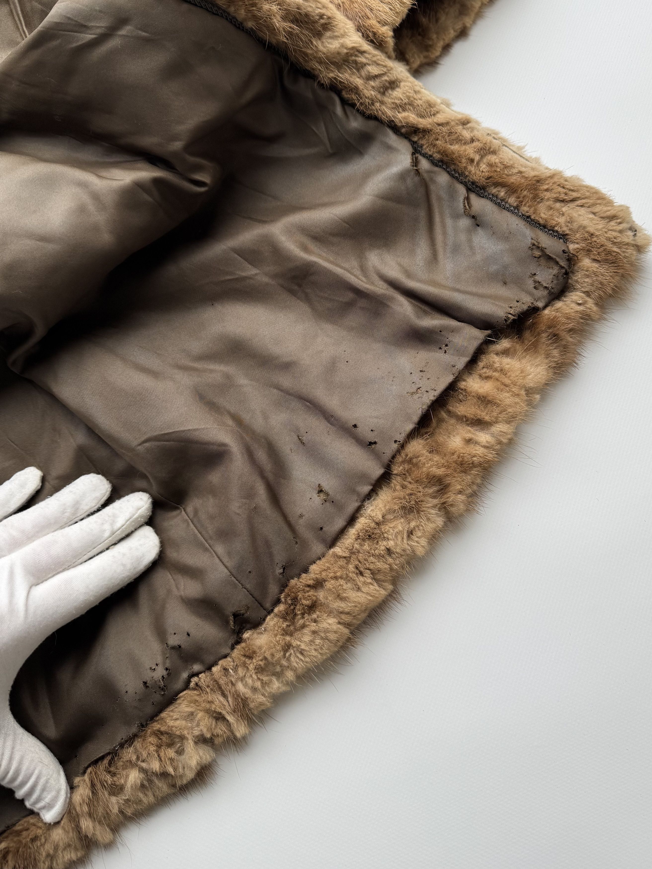 Vintage Vintage Real Fur Coat E2 Size L / US 10 / IT 46 - 7 Thumbnail