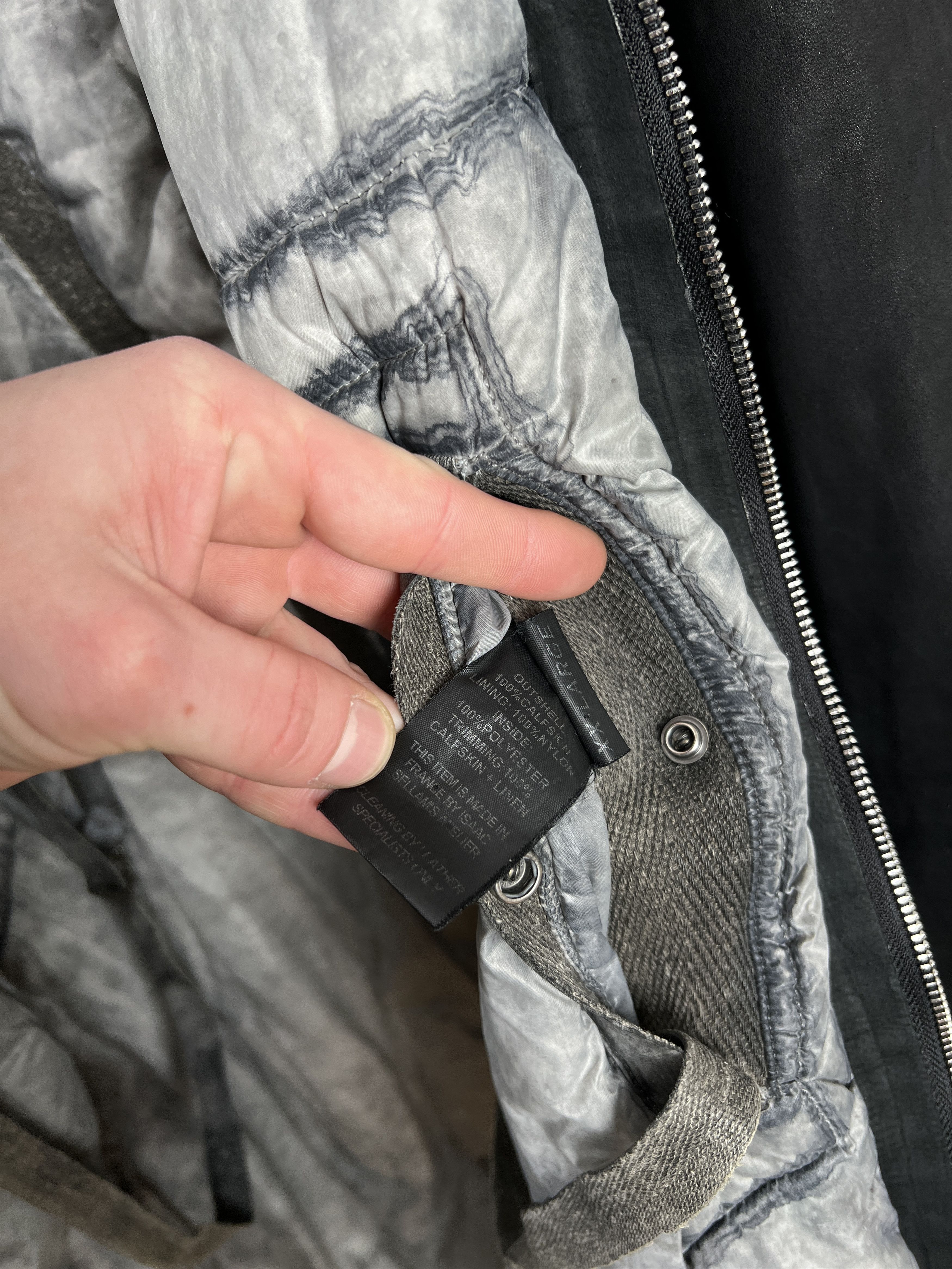Isaac Sellam Experience ISAAC SELLAM EXPERIENCE LEATHER LONG JACKET Size XXL / US 16-18 / IT 52-54 - 16 Thumbnail
