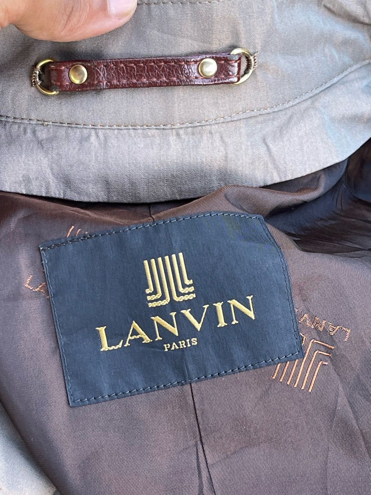 Lanvin 🔥Vintage Lanvin Paris Single Breasted Coat/Jacket Size US M / EU 48-50 / 2 - 10 Thumbnail