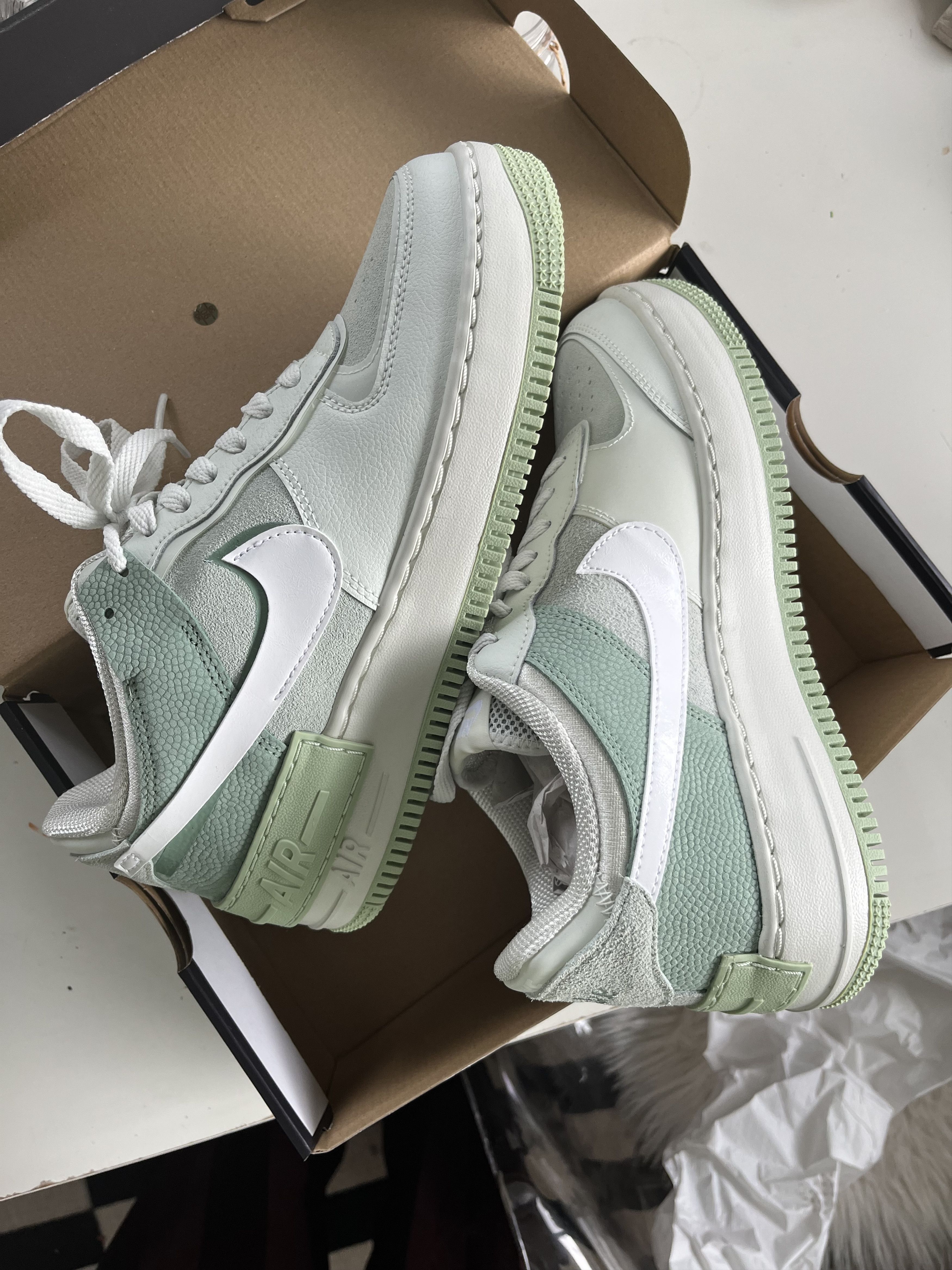 Nike Air Force 1 Shadow 'Pistachio Frost' | Grailed