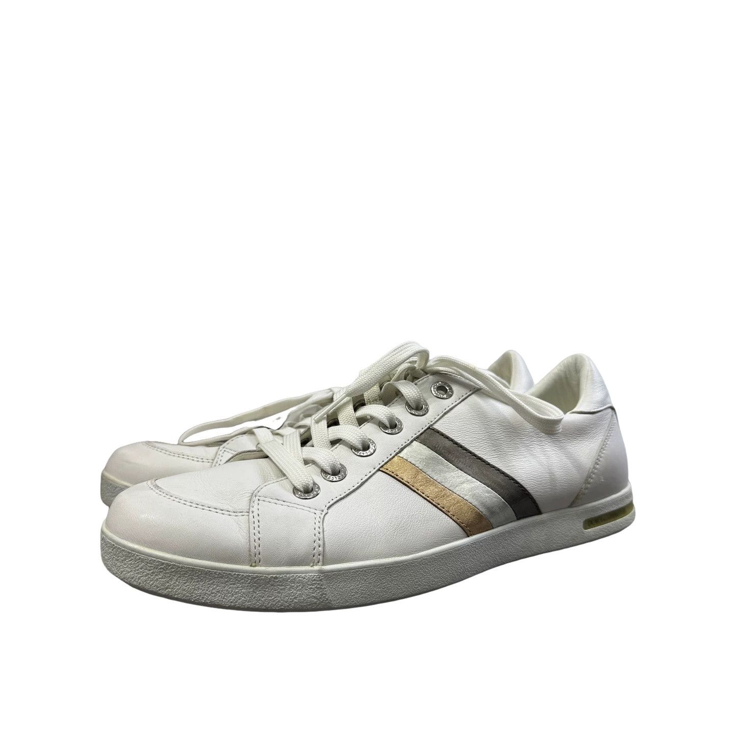 Dolce & Gabbana Dolce & Gabbana Stripe Leather Sneakers 8 Size US 8 / EU 41 - 1 Thumbnail